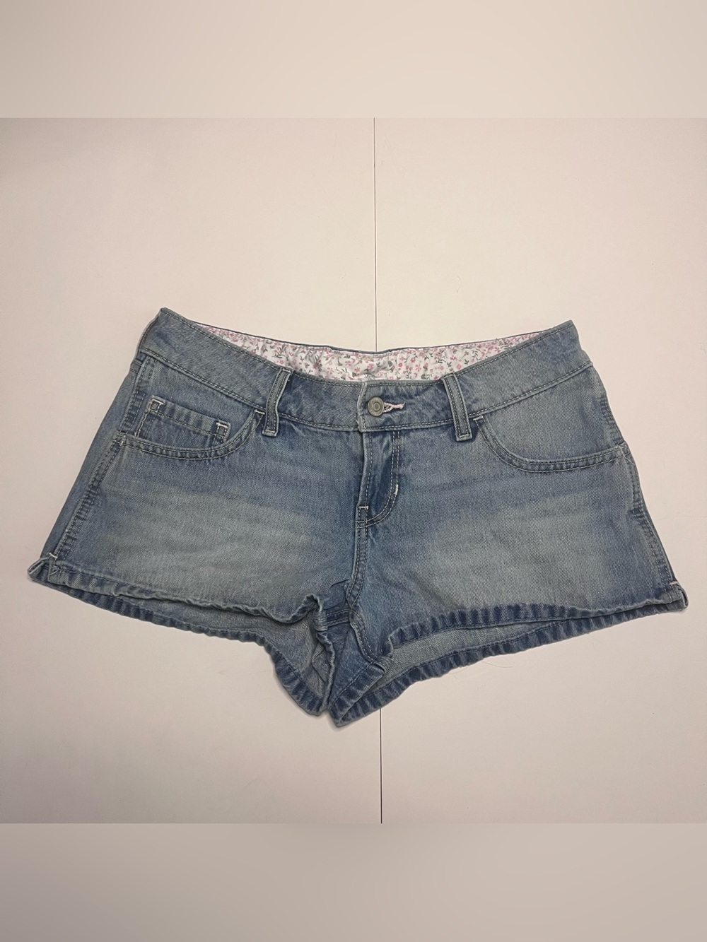 Hollister Light Wash Denim Jean Shorts